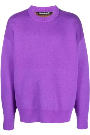 Palm Angels Palm-tree wool-knit jumper