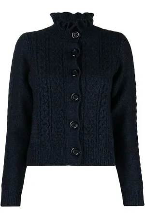 See by Chloé Ruffle-neck wool cardigan
