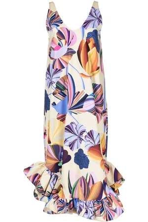 Kika Vargas All-over floral-print dress