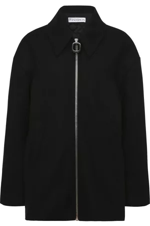 J.W.Anderson Zip-front wool-blend coat