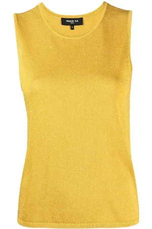 Paule Ka Sleeveless knit top