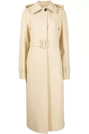 Jil Sander Hooded cotton trench coat