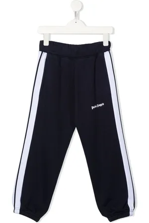 Palm Angels Logo-print side-stripe track pants