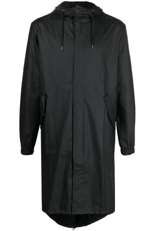 Rains Zip-up hooded raincoat