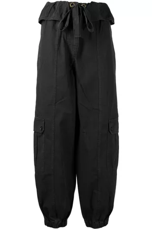 ULLA JOHNSON Drawstring-waist cargo trousers