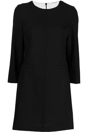 SEMICOUTURE Round neck shift dress
