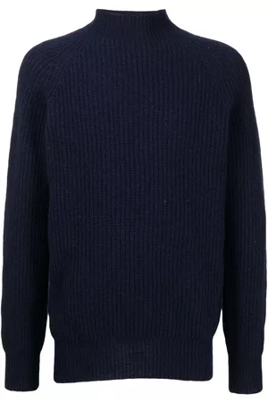 YMC Ribbed mock neck jumper
