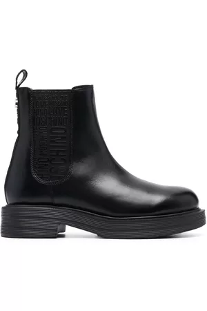 Moschino 40mm logo-tape Chelsea boots