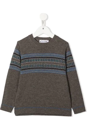 BONPOINT Striped crew neck sweater