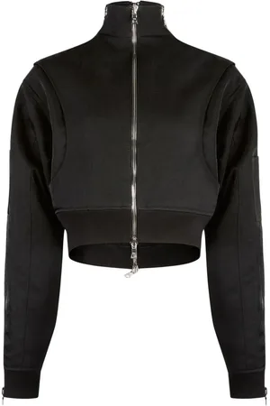 RTA Dulce cropped zip-up jacket