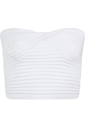 RTA Eugene ribbed bandeau top