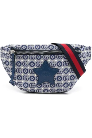 Gucci Jacquard logo-patch belt bag