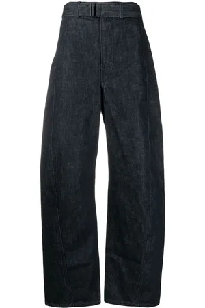 LEMAIRE Belted straight-leg trousers
