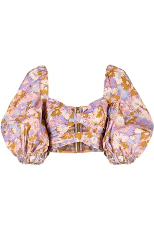 ZIMMERMANN Violet Twist crop top