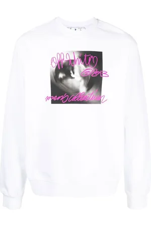 OFF-WHITE Graphic-print crew neck sweatshirt