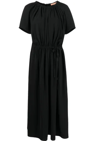 YVES SALOMON Pleat detailing mid-length dress