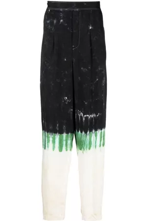 TOGA VIRILIS Tie-dye print straight-leg trousers