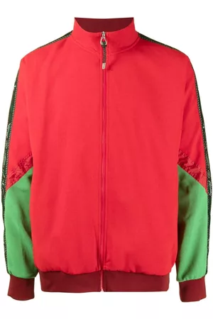 TOGA VIRILIS Colour-block half-zip jumper