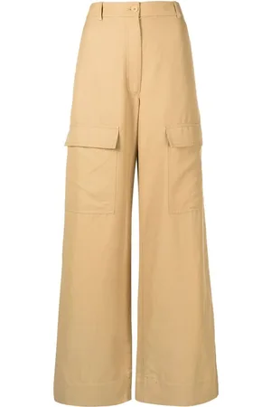 Stella McCartney Wide-leg flap-pocket trousers
