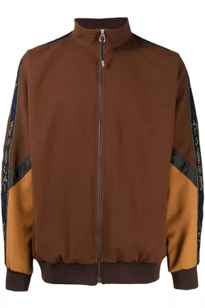 TOGA VIRILIS Colour-block zipped sweater