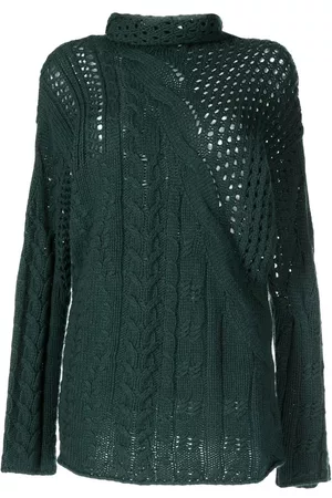 Agnona Cable-knit cashmere tunic