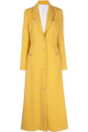 ROSETTA GETTY Decorative button-up maxi coat