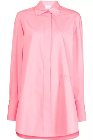 Patou Oversize long-sleeve cotton shirt