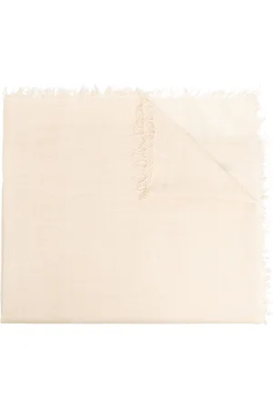 Zadig & Voltaire Logo frayed-hem scarf