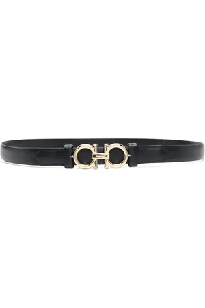Salvatore Ferragamo Gancini-buckle leather belt