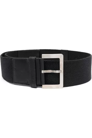 Giorgio Armani 2000s squared-buckle cotton belt