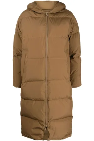 YVES SALOMON Zipped hooded coat