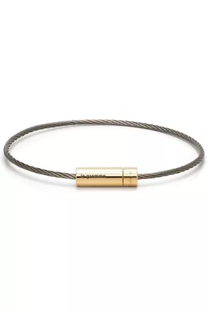 Le Gramme 18kt yellow and sterling silver 6g Cable bracelet
