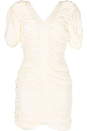 pushBUTTON Ruched mini dress