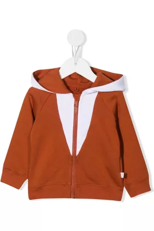Stella McCartney Fleece fox-print hoodie