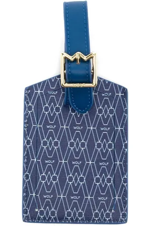 Wolf Logo-print luggage tag