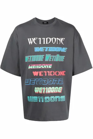 We11 Done Oversize logo-print T-shirt