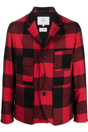 Woolrich Upland check-pattern blazer
