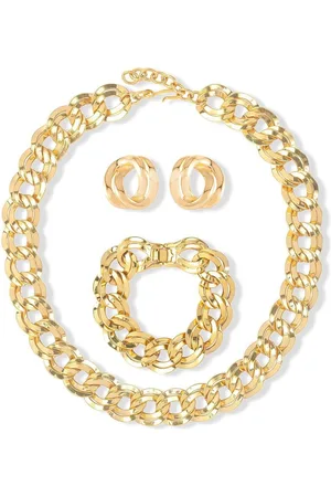Monet 1980s necklace, bracelet and earrings set