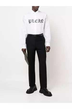 Philipp Plein Logo-print long-sleeve shirt