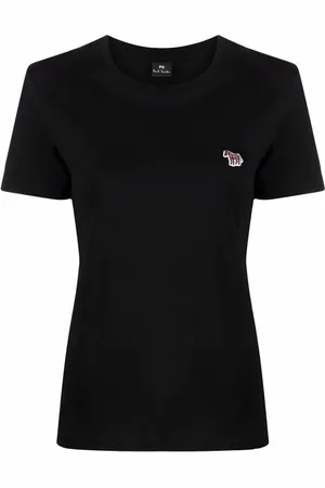 Paul Smith Embroidered zebra-logo T-shirt
