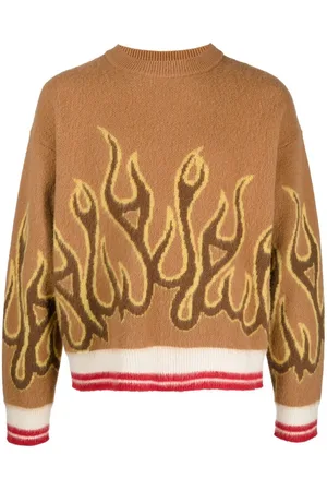 Palm Angels Burning drop-shoulder jumper