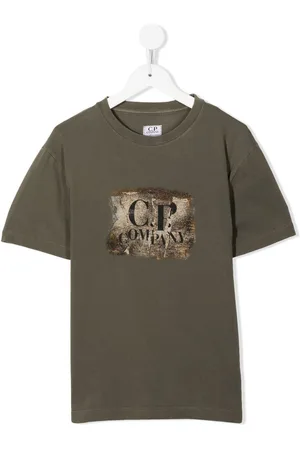 C.P. Company TEEN logo-print short-sleeve T-shirt