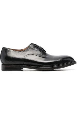 Silvano Sassetti Polished leather Derby shoes