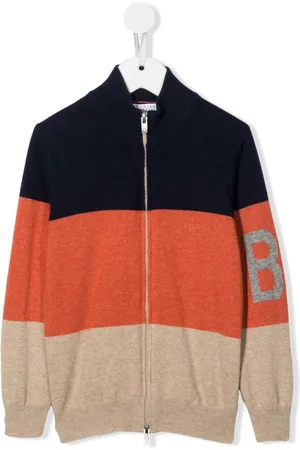 Brunello Cucinelli Colour-block zip cardigan
