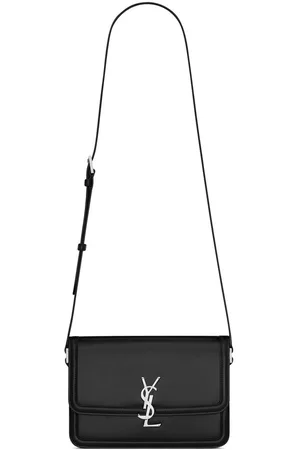 Saint Laurent Monogram-logo leather messenger bag