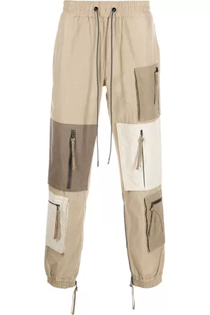 MOSTLY HEARD RARELY SEEN Patchwork zip-pocket trousers