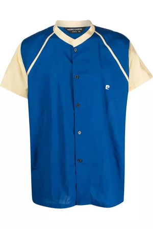 Pierre Cardin 1980s piping detailing short-sleeved shirt