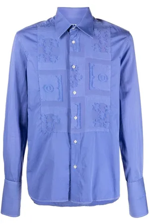 Gianfranco Ferré 2000s embroidered patches shirt