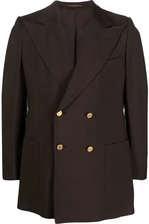 Pierre Cardin 1960s peak lapels double-breasted blazer