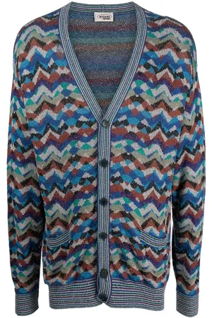Missoni 1990s zigzag knit cardigan